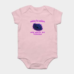 dark black hole Baby Bodysuit